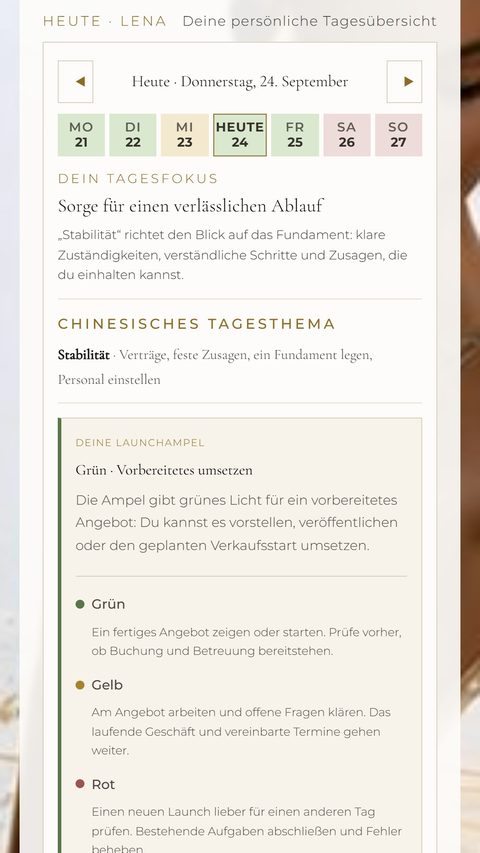 Heute & Wochenstreifen – Heute & Wochenstreifen – Hochformat